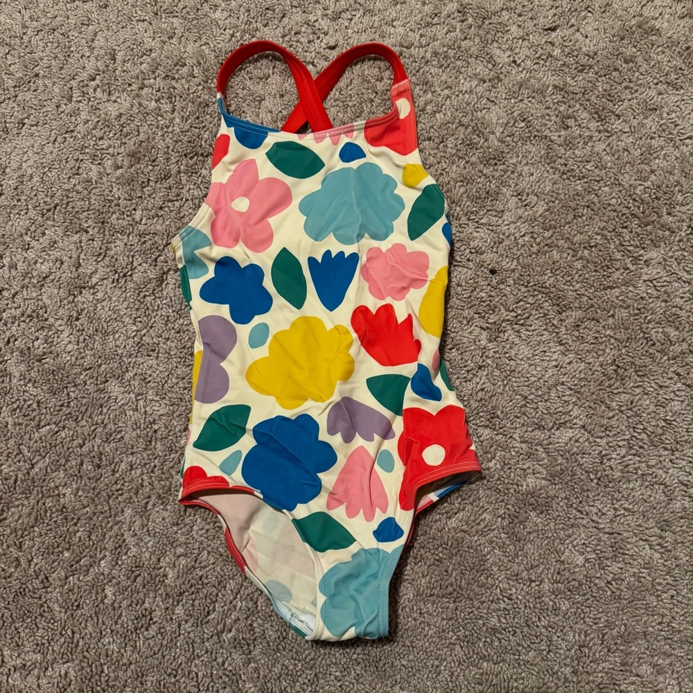 Boden Colorful Floral Swimsuit